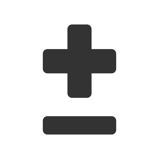 Mathematic Plus minus2 Vector Icons free download in SVG, PNG Format(04)